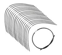 JAMHER Lot de 20 Fils de Rechange F016800431 avec les coupe-bordures AFS 23-37, 37 cm × 3,5 mm pour tondre les pelouses