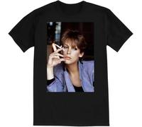 Jamie Lee Curtis - Premium Men's Crewneck T-Shirt Manches Courtes(Large)