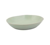 Jamie Oliver Big Love Bol Rustique, Vert, Forme Organique, Grès Moucheté, Bol Profond pour Currys et Salades, Compatible Lave-vaisselle, Micro-ondes et Four, 39x32 cm