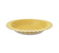 Jamie Oliver Big Love Grand Bol de Service, Jaune, Grand Bol en Grès pour Four et Table, Bords Ondulés, Idéal pour Pâtes, Salades et Desserts, Compatible Lave-vaisselle, Micro-ondes et Four, 34x5 cm