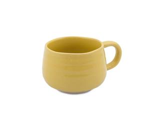 Jamie Oliver Big Love Mug Douillet Jaune, Grès Moucheté, Tasse pour Café et Thé, Compatible Lave-vaisselle et Micro-ondes, 375 ml, 13x10x7 cm