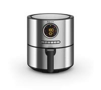 Jamie Oliver by Tefal EY11JD10 Friteuse à air chaud, 1630 W, capacité XL (4,2 l), réglage de la température de 80 °C à 200 °C, écran tactile, 8 programmes automatiques, en acier inoxydable
