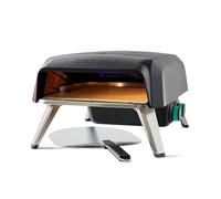 Jamie Oliver by Tefal JM4168G0 Four à pizza à gaz, pierre rotative pour pizza maison, fêtes de pizza, comprend pelle à pizza, tuyau de gaz et régulateur, portable, pieds pliables, noir