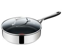 Tefal Jamie Oliver E31432 Sauteuse en acier inoxydable avec couvercle 25 cm 3,2 l