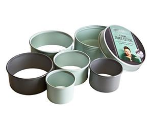 Jamie Oliver JB3830 Emporte-pièces ronds, lot de 5, étain, Bleu