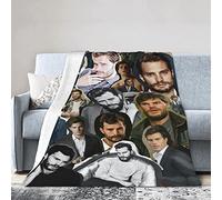 Jamie Paul Dornan Couverture polaire super douce, légère et confortable en flanelle de luxe, 125 x 100 cm