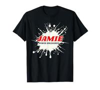 Jamie Power Unleashed Red Name Design T-Shirt