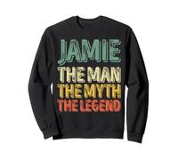 Jamie The Man The Myth The Legend Prénom Fête des pères Sweatshirt
