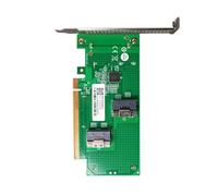 JAMIEKA Adaptateurs PCIe4.0 X16 vers SFF 8654 pleine hauteur et profil bas pour intégration de systèmes flexibles