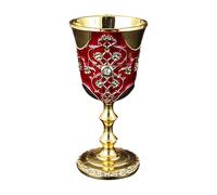 JAMIEKA Élégantes coupes à champagne en métal avec décorations en cristal pour une salle à manger luxueuse et une décoration d'intérieur