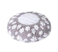 JAMIEKA Housse de lit imperméable et lavable pour animal domestique - Forme ronde - Coussin de rechange amovible pour un confort saisonnier