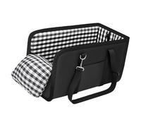 JAMIEKA Siège auto sécurisé et doux pour petits animaux avec fixations personnalisables et intérieur rembourré