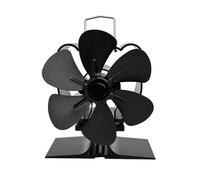 JAMIEKA Ventilateur élégant alimenté par la chaleur pour poêle à bois température en temps réel, pas besoin d'électricité