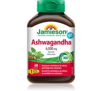 Jamieson Ashwagandha capsules pour le confort psychologique 60 cps