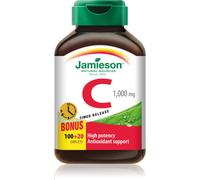 Jamieson C 1000 mg Timed release pastilles pour soutenir le système immunitaire, prendre soin de la peau et des ongles 120 p.