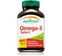 Jamieson Omega-3 Select comprimés pour un fonctionnement normal du cœur et du cerveau 200 pcs