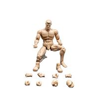 JAMING 1/12 Figurines d'action masculines, 15,24 cm, corps musclé, soldat super flexible, modèle pour une collection de cabinet d'esquisse personnalisée