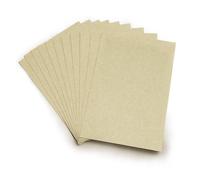 JamJar Classic Lot de 12 feuilles de papier parchemin artisanal en pâte naturelle Format A4 250 g/m² Fabriqué au Royaume-Uni