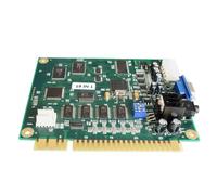 JAMMA Compatible 19 In 1 Game Street Motherboard With Trackball CRT/VGA Display Option Double Player Cocktail Cabinet
