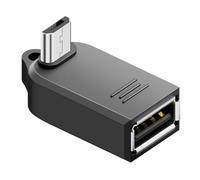 JAMNGHB Adaptateur USB vers USB 5 broches pour smartphones, tablettes, disque U, clavier, lecteur clignotant, 480 mbps, adaptateur de transfert de données