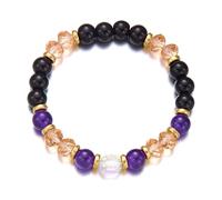 JAMNGHB Bracelet de perles tendance avec pierres naturelles pour les femmes qui apprécient les bijoux artisanaux et le style polyvalent