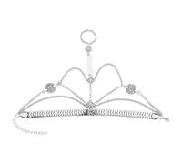 JAMNGHB Chaîne de main unique empilable réglable en métal, style décontracté, formel, polyvalent, texture fer, parfaite pour des tenues élégantes