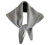 JAMNGHB Châle triangulaire décoratif en tricot respirant Fichu Châle pour extérieur et intérieur Écharpe chaude pour femme, gris, As detailed discription