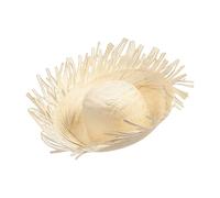 JAMNGHB Chapeau Panama élégant en paille sur le thème hawaïen avec large bord, cool et confortable Pava hawaïen sur le thème du soleil