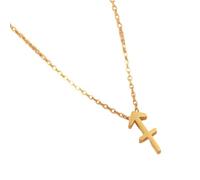 JAMNGHB Collier élégant en acier avec pendentif constellations avec symbole de lettre, douze signes astrologiques, clavicules, taille unique, Comme décrit, Comme décrit.