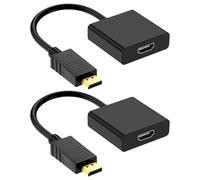 JAMNGHB Convertisseur vers HDMI Résolution 4K @ 30 Hz avec transmission de synchronisation de musique vidéo pour PC, ordinateur portable, téléviseurs, moniteurs