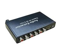 JAMNGHB Convertisseur vidéo 4K 3D 5.1 canaux 5.1 canaux 5.1 canaux pour console de jeu ordinateur portable vers moniteur HDTV Home Cinéma