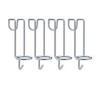 JAMNGHB Crochet de suspension multifonction en fer robuste - Crochet portable pour seau à cheval - Cintres amovibles - Support durable pour seau d'alimentation