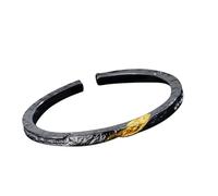 JAMNGHB Cuivre élégant avec texture unique et fermeture réglable, idéal pour un usage quotidien comme accessoire de mode noir