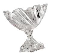 JAMNGHB Decorative Bowl Glass Crystal Fruit Bowl Modern Serving Bowls Pedestals Bowls for Party Dining Home Table Centerpieces Candy Snacks Plate