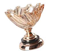 JAMNGHB Decorative Bowl Glass Crystal Fruit Bowl Modern Serving Bowls Pedestals Bowls for Party Dining Home Table Centerpieces Candy Snacks Plate