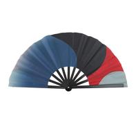 JAMNGHB Éventail d'arts martiaux réversibles de 25,4 cm, double partiel, force de calme, pratique de la créativité martiale, pratique pour les artistes, double partielle force calme