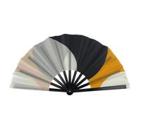 JAMNGHB Éventail d'arts martiaux réversibles de 25,4 cm, double partiel, force de calme, pratique de la créativité martiale, pratique pour les artistes, double partielle force calme