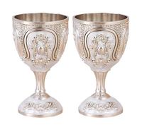 JAMNGHB Gobelet en métal de style européen de qualité supérieure - Accessoires pour bourbons et décorations d'intérieur - Verres en métal tendance européens