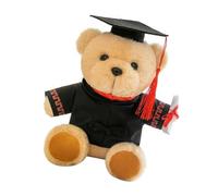 JAMNGHB Graduation Plush Bear Toy with Bachelors Hat for Commencement Souvenir Decorative Plush Toy