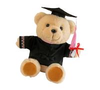 JAMNGHB Graduation Plush Bear Toy with Bachelors Hat for Commencement Souvenir Decorative Plush Toy