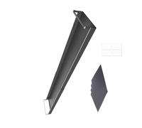 JAMNGHB Grille d'assaisonnement pour l'arrière de la cuisinière - Longueur réglable de 40,6 à 76,2 cm - Pour le rangement de la cuisine - Avec protections latérales - Grille de poêle