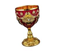 JAMNGHB Handcraft Verre à shot rétro Kirsite avec gravure unique pour pubs et cadeaux traditionnels en métal 30 ml