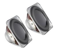 JAMNGHB Haut-parleurs de 5,1 cm à gamme complète 4 Ohm 5 W double aimants stéréo woofer haut-parleur pour sortie sonore haut-parleurs doubles aimants