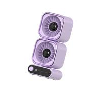 JAMNGHB Head Ventilateur de bureau USB 4000 mAh 100 vitesses réglables Refroidissement silencieux pour la maison Double Augmenter Ventilateur