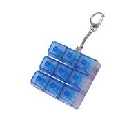 JAMNGHB Keyboards Squirm Porte-clés testeur de commutateurs transparents avec éclairage lumineux et commutateurs interchangeables pour joueurs LED Clear Keyboards Change Tester