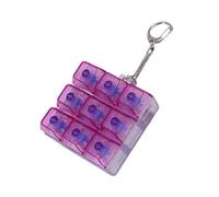 JAMNGHB Keyboards Squirm Porte-clés testeur de commutateurs transparents avec éclairage lumineux et commutateurs interchangeables pour joueurs LED Clear Keyboards Change Tester