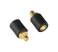 JAMNGHB MMCXs Convertisseurs femelles pour IE300/600/900 Hi-Fi personnalisation Argent Soudure préservant le kit de conversion de câble MMCX HiFi