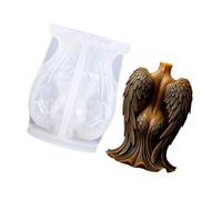 JAMNGHB Moules en silicone en forme d'ailes de squelette d'Halloween pour la fabrication de savons, chocolats, vacances