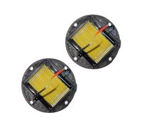 JAMNGHB Paire de haut-parleurs à mouvement d'air pour klaxons de 65 mm clair et son naturel dans la lecture de musique claire