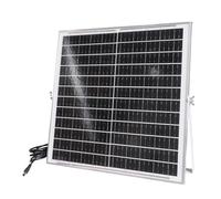 JAMNGHB Panneaux solaires monocristallins à cristal unique 20 W 12 V pour systèmes de ventilation et d'extérieur Panneaux solaires étanches